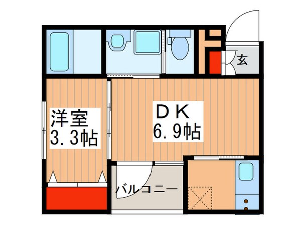 ペルシカ中野の物件間取画像